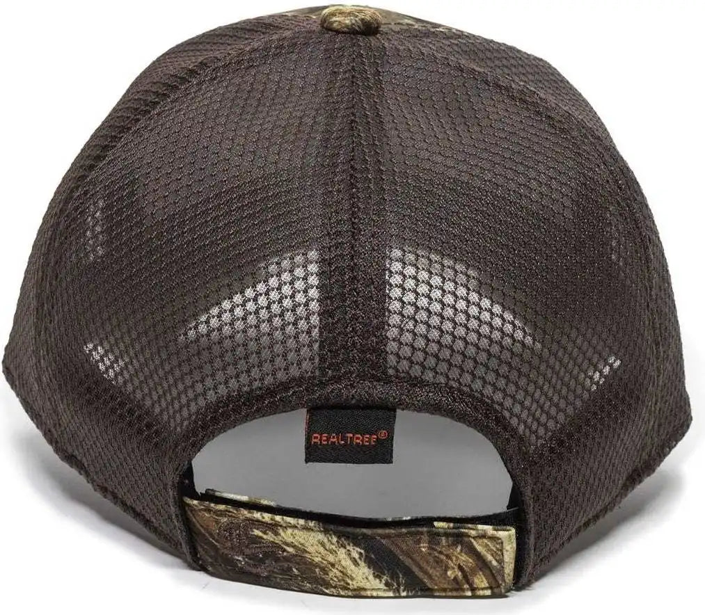 Oc Sports Pfc-150m Adjustable Mesh Back Cap - Realtree Max-5 Brown - 6 7/8’’ - 7 1/2’’