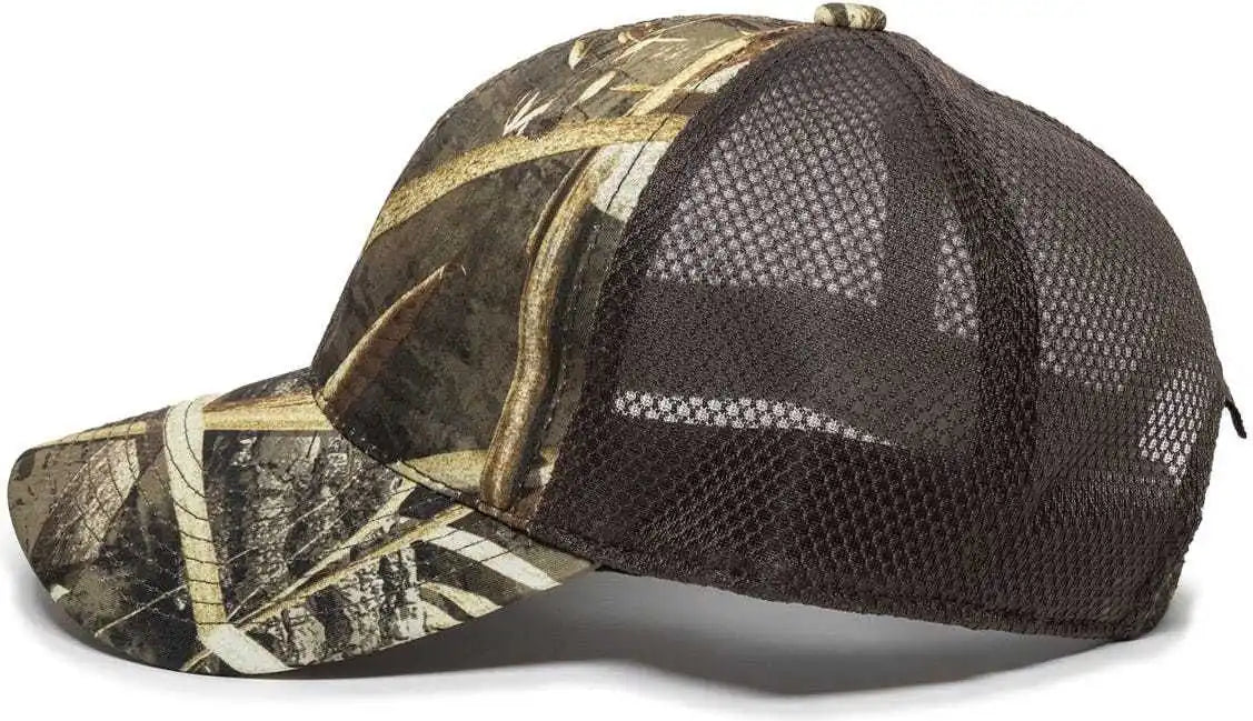 Oc Sports Pfc-150m Adjustable Mesh Back Cap - Realtree Max-5 Brown - 6 7/8’’ - 7 1/2’’