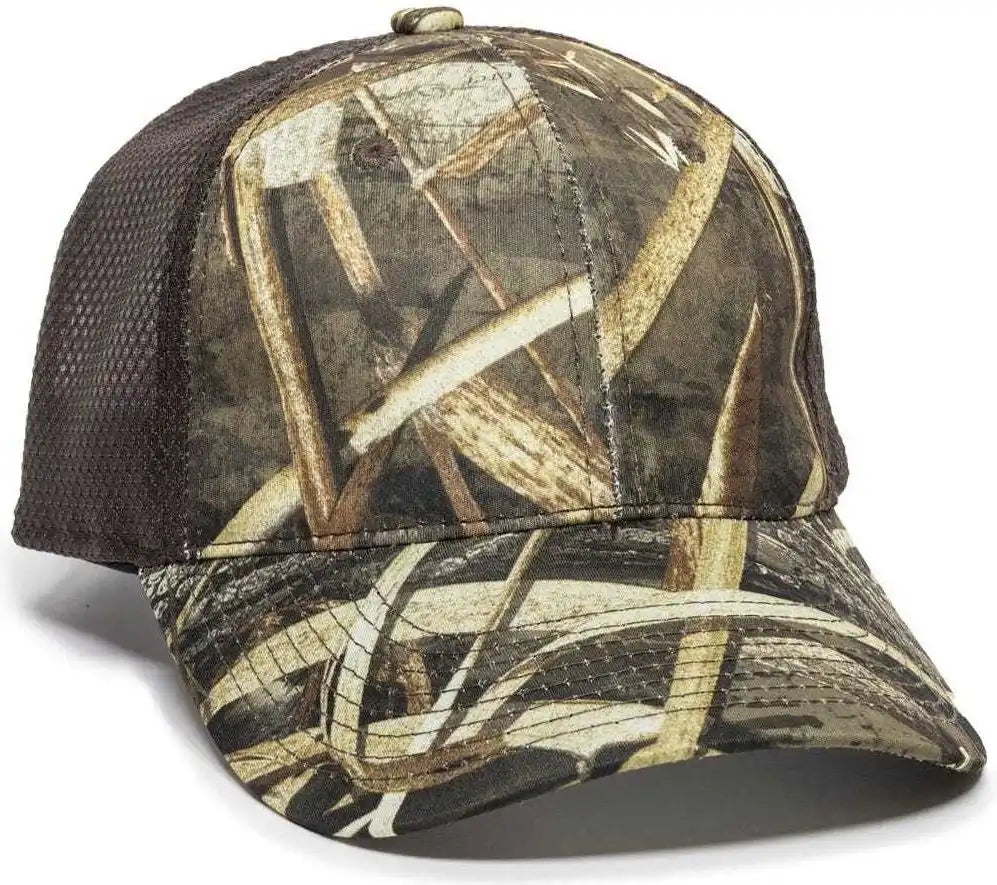 Oc Sports Pfc-150m Adjustable Mesh Back Cap - Realtree Max-5 Brown - 6 7/8’’ - 7 1/2’’