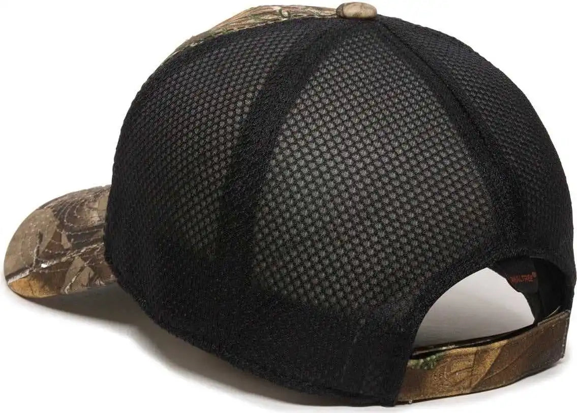 Oc Sports Pfc-150m Adjustable Mesh Back Cap - Realtree Xtra Black - Adult