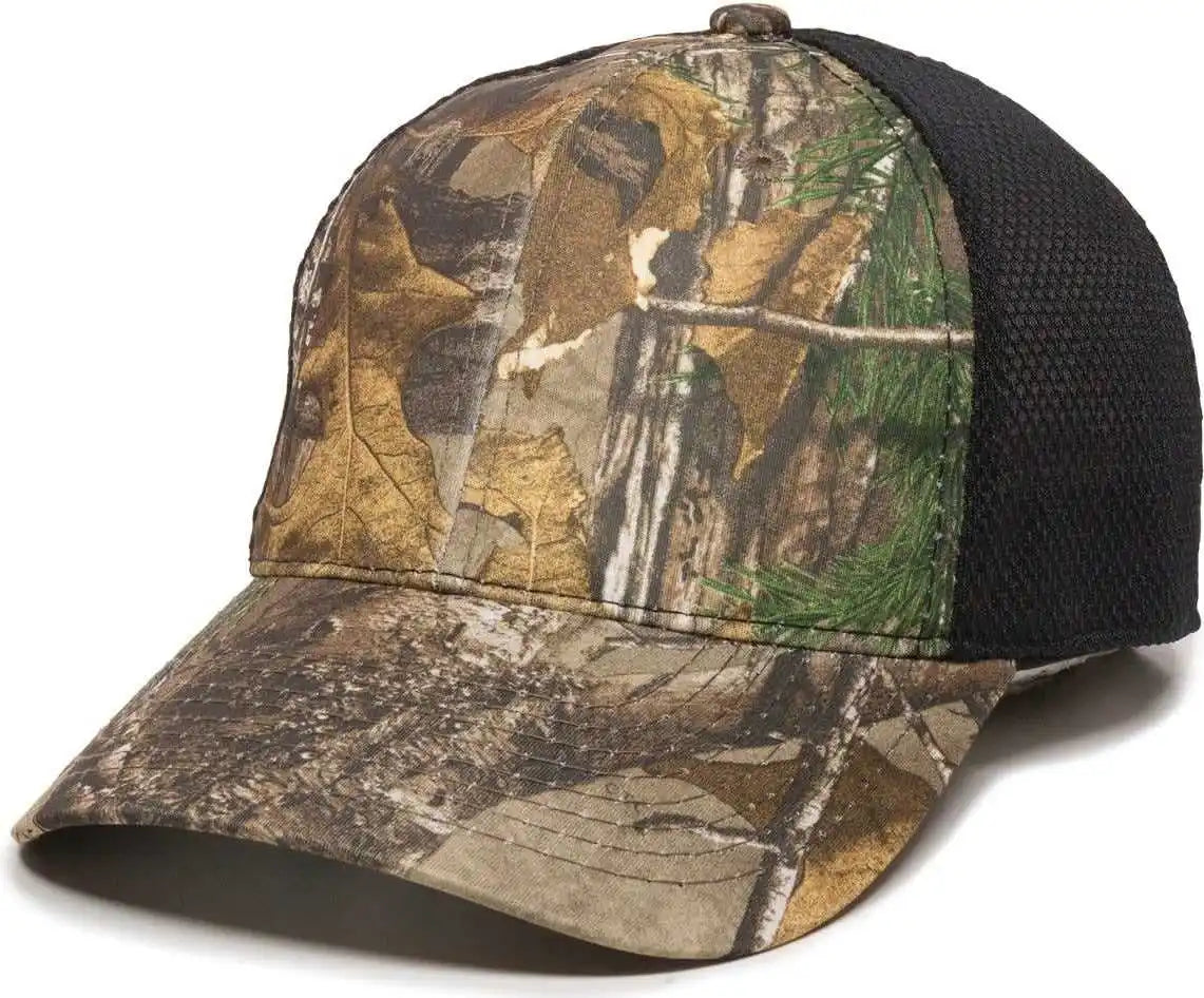 Oc Sports Pfc-150m Adjustable Mesh Back Cap - Realtree Xtra Black - Adult