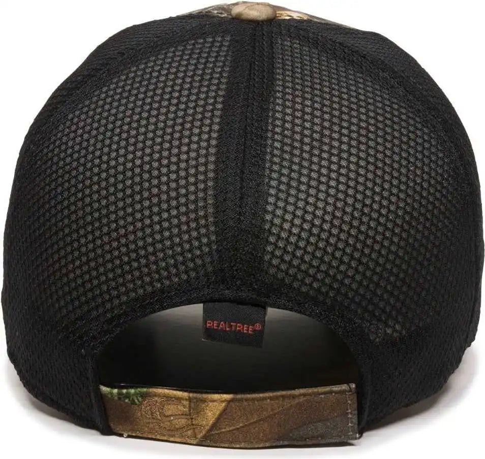 Oc Sports Pfc-150m Adjustable Mesh Back Cap - Realtree Xtra Black - Adult