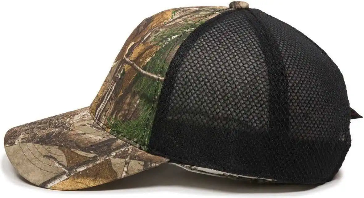 Oc Sports Pfc-150m Adjustable Mesh Back Cap - Realtree Xtra Black - Adult