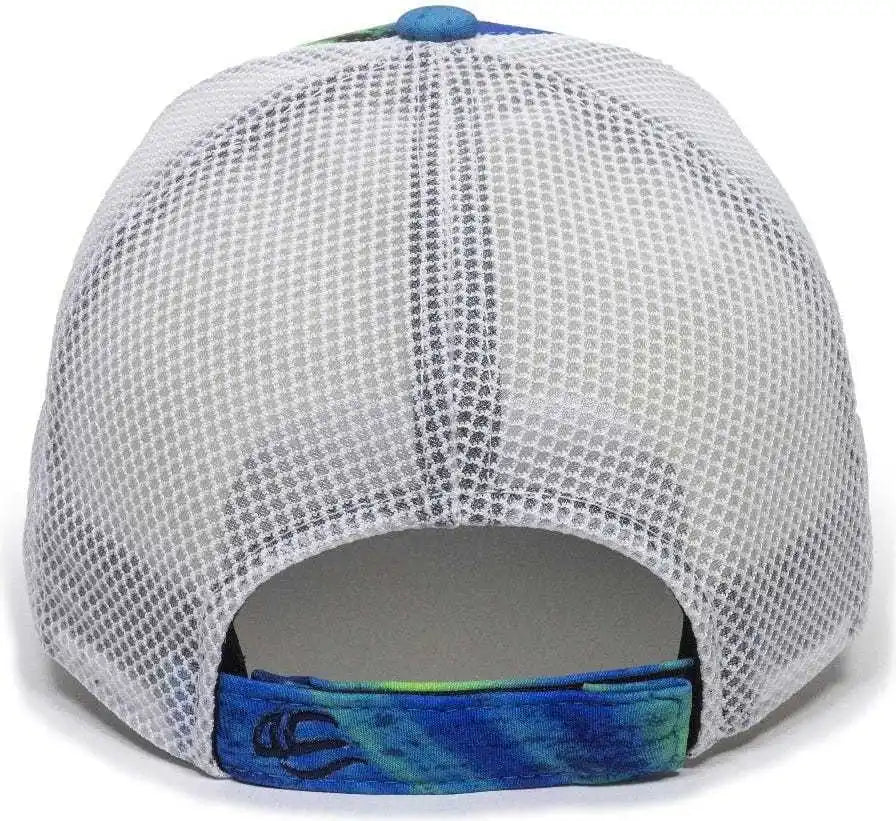 Oc Sports Pfc150m Performance Camo Mesh-back Cap - Realtree Splash/ White - 6 7/8’’ - 7 1/2’’