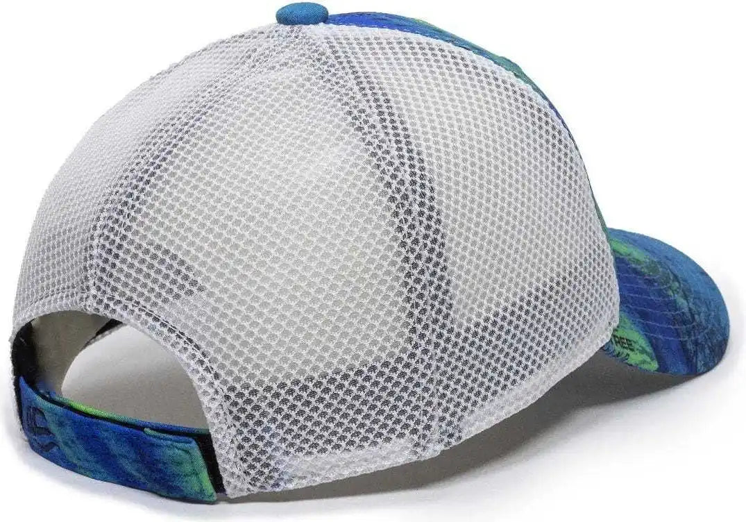 Oc Sports Pfc150m Performance Camo Mesh-back Cap - Realtree Splash/ White - 6 7/8’’ - 7 1/2’’