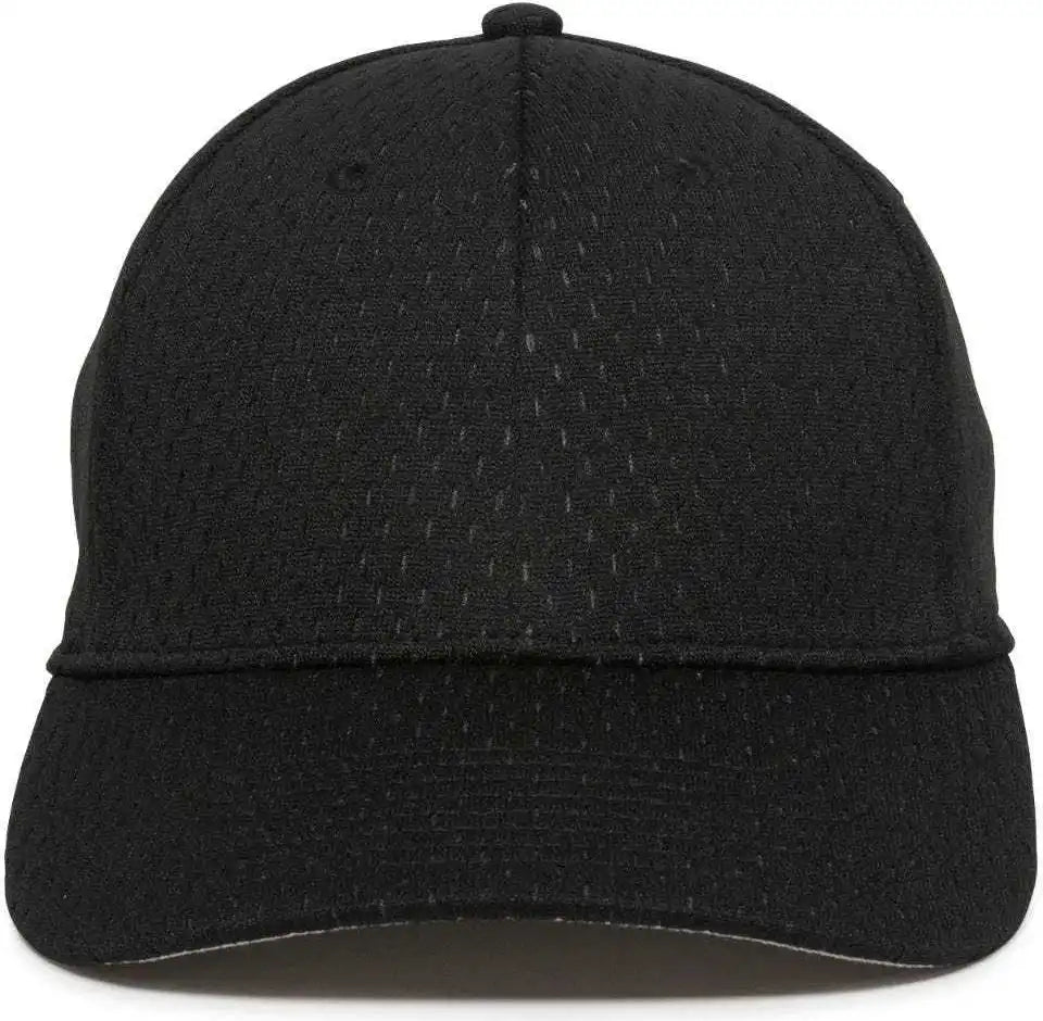 Oc Sports Pfx-120 Proflex Stretch Fit Mesh Baseball Cap - Black