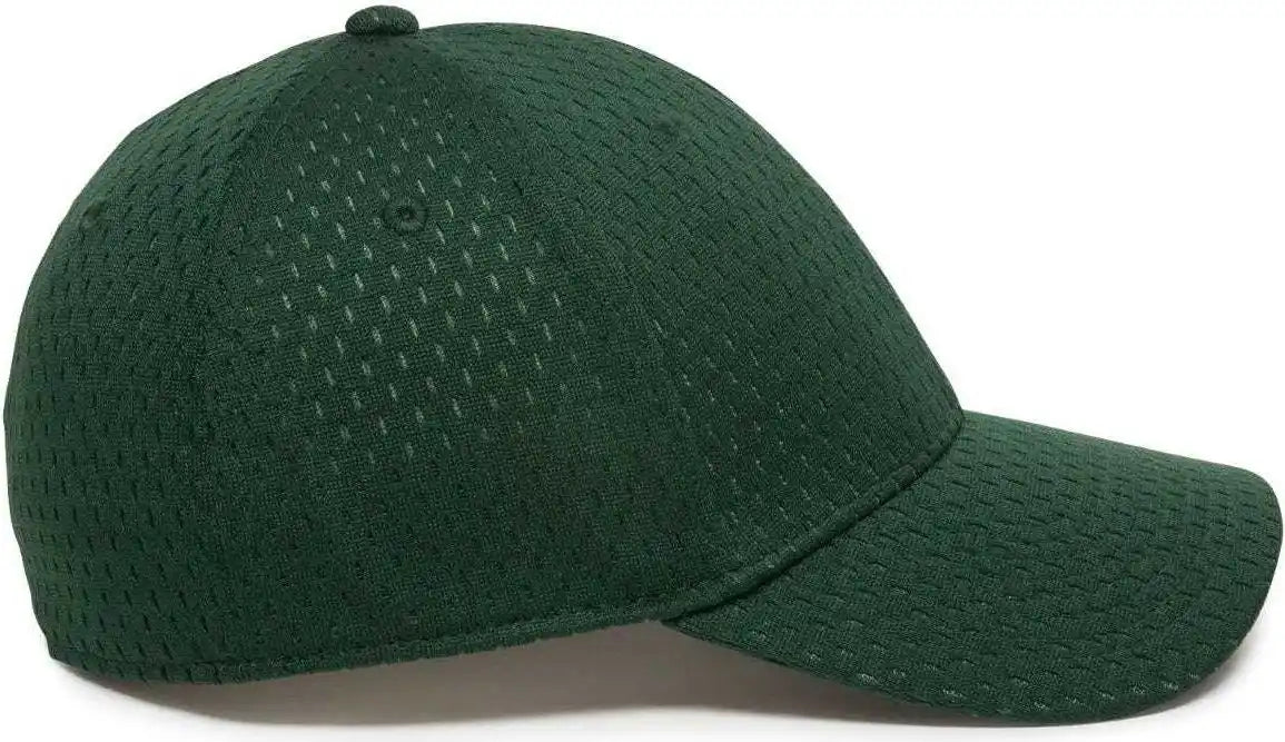 Oc Sports Pfx-120 Proflex Stretch Fit Mesh Baseball Cap - Dark Green