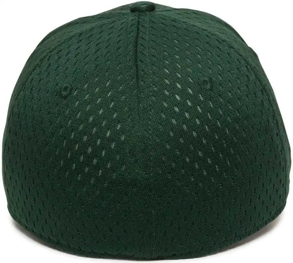 Oc Sports Pfx-120 Proflex Stretch Fit Mesh Baseball Cap - Dark Green