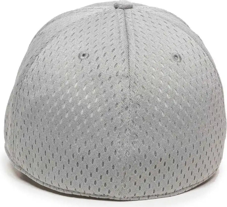Oc Sports Pfx-120 Proflex Stretch Fit Mesh Baseball Cap - Light Gray - 6 3/8’’ - 3/4’’