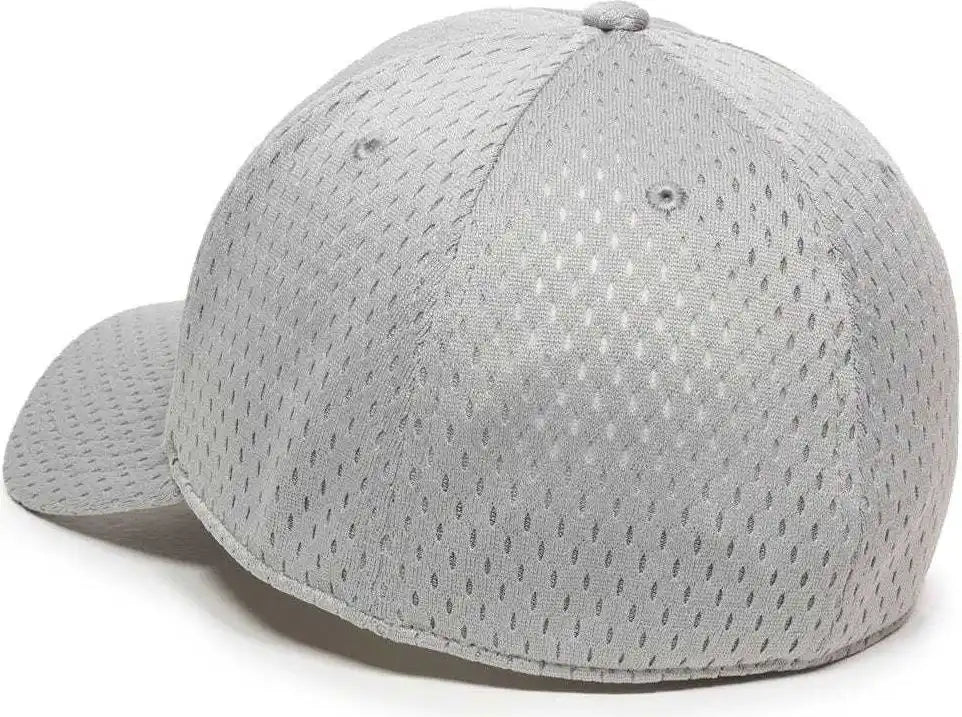 Oc Sports Pfx-120 Proflex Stretch Fit Mesh Baseball Cap - Light Gray