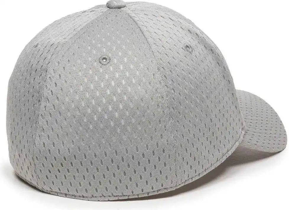 Oc Sports Pfx-120 Proflex Stretch Fit Mesh Baseball Cap - Light Gray