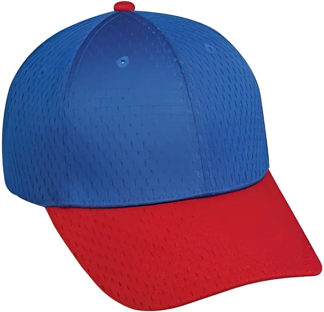 Oc Sports Pfx-120 Proflex Stretch Fit Mesh Baseball Cap - Royal Red