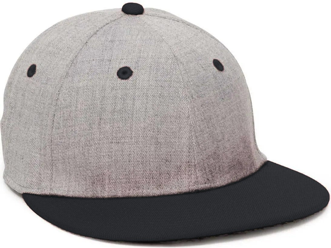 Oc Sports Pfx-450 Proflex Premium Wool Blend Q3 Cap - Gray Heather Black