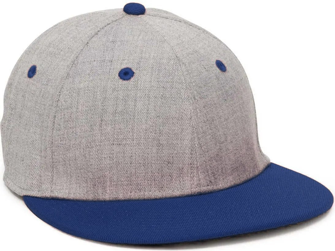 Oc Sports Pfx-450 Proflex Premium Wool Blend Q3 Cap - Gray Heather Navy