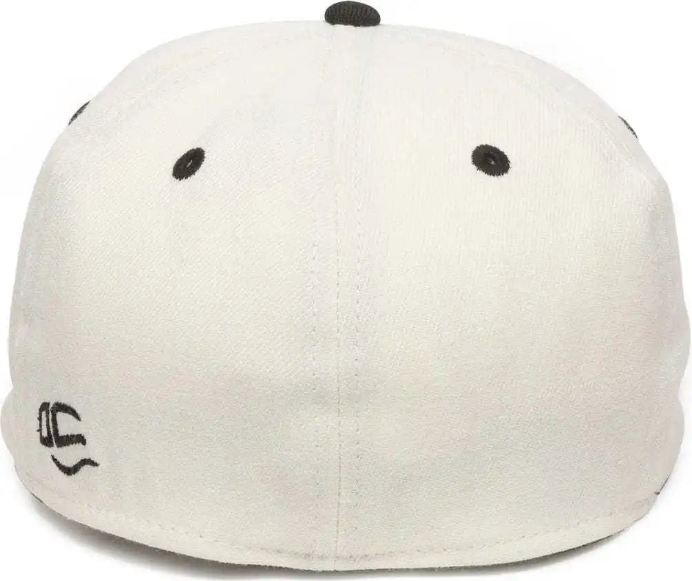 Oc Sports Pfx 450 Proflex Premium Wool Blend Q3 Cap Ivory Black / 6 3/4’’ 7 1/8’’