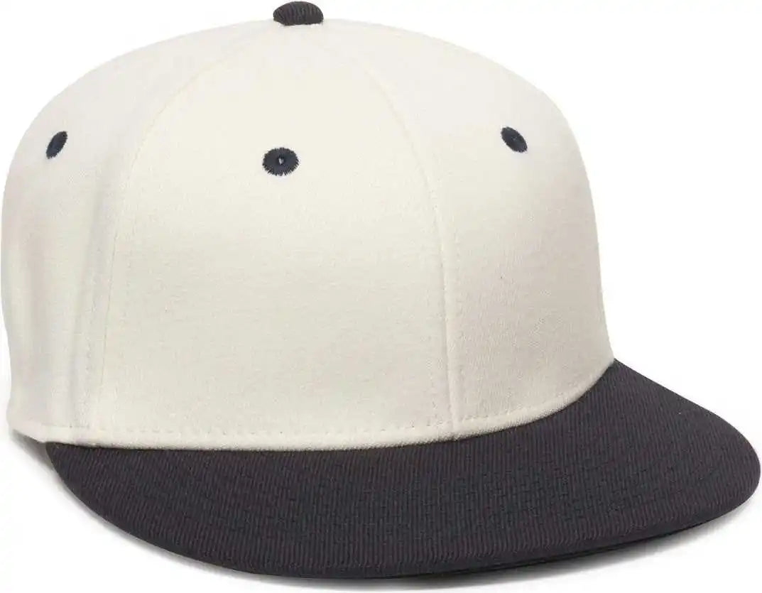 Oc Sports Pfx-450 Proflex Premium Wool Blend Q3 Cap - Ivory Navy - 6 3/4’’ - 7 1/8’’