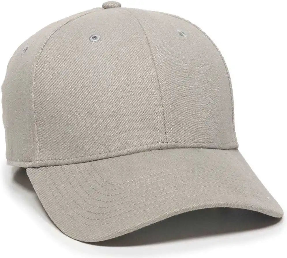 Oc Sports Pfx-600 Flexible Fitting Cap - Light Grey - Gray / 6 3/4’’ - 7 1/8’’