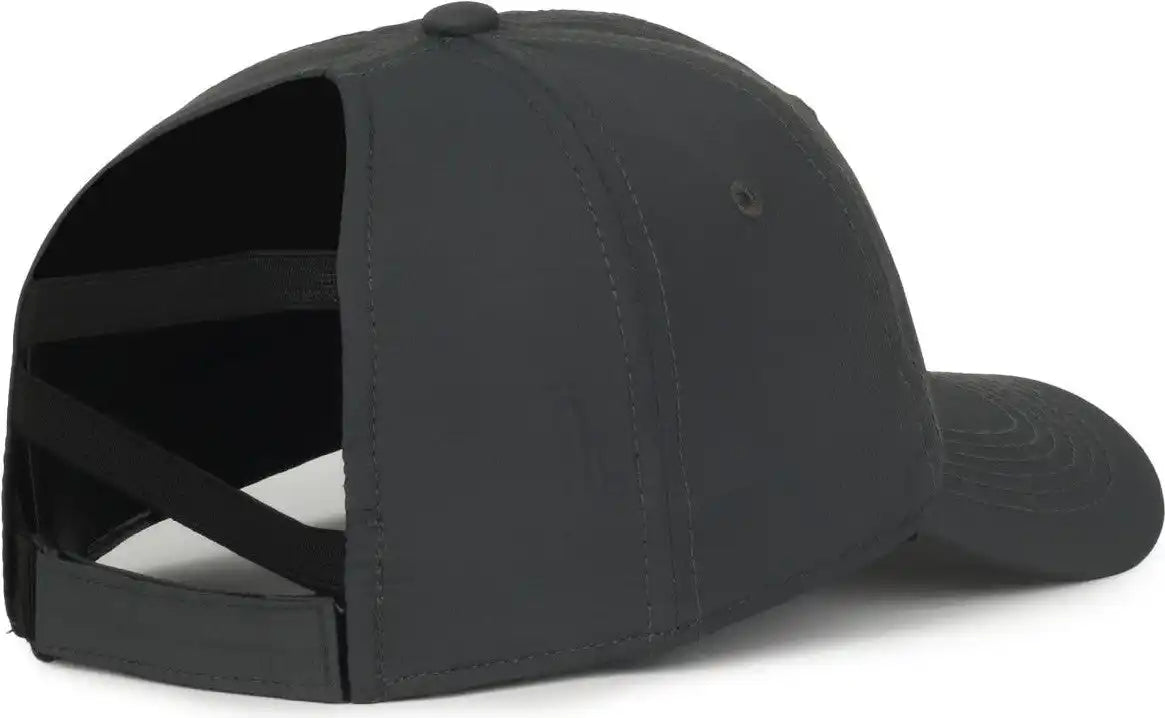 Oc Sports Pny-900u Ladies Performance Ponytail Cap - Graphite - Dark Gray