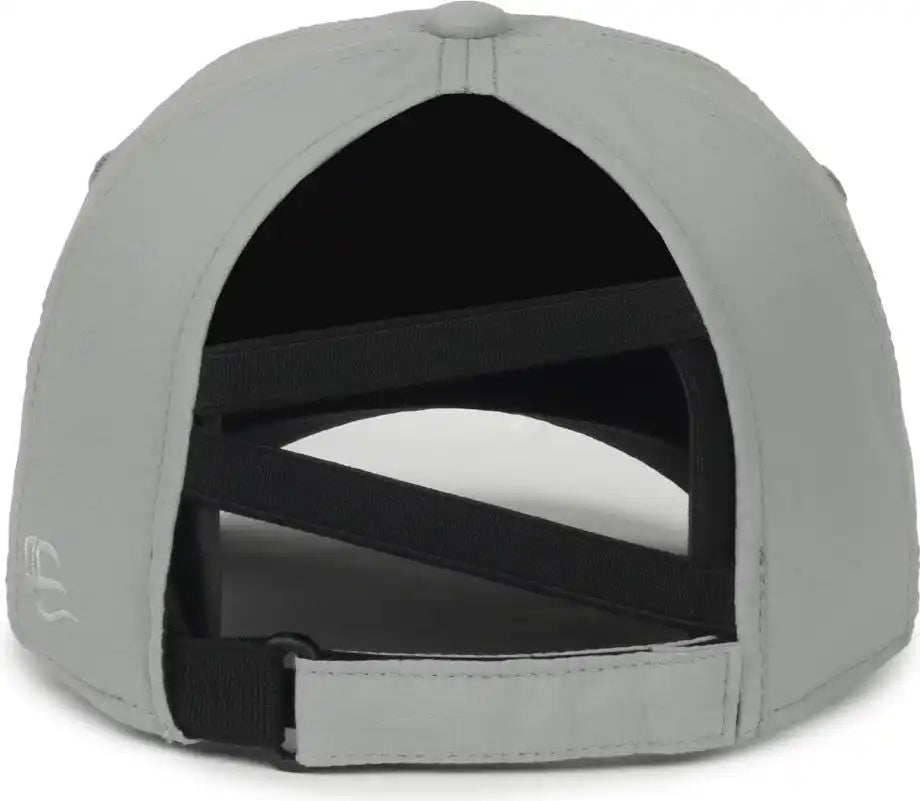 Oc Sports Pny-900u Ladies Performance Ponytail Cap - Light Gray