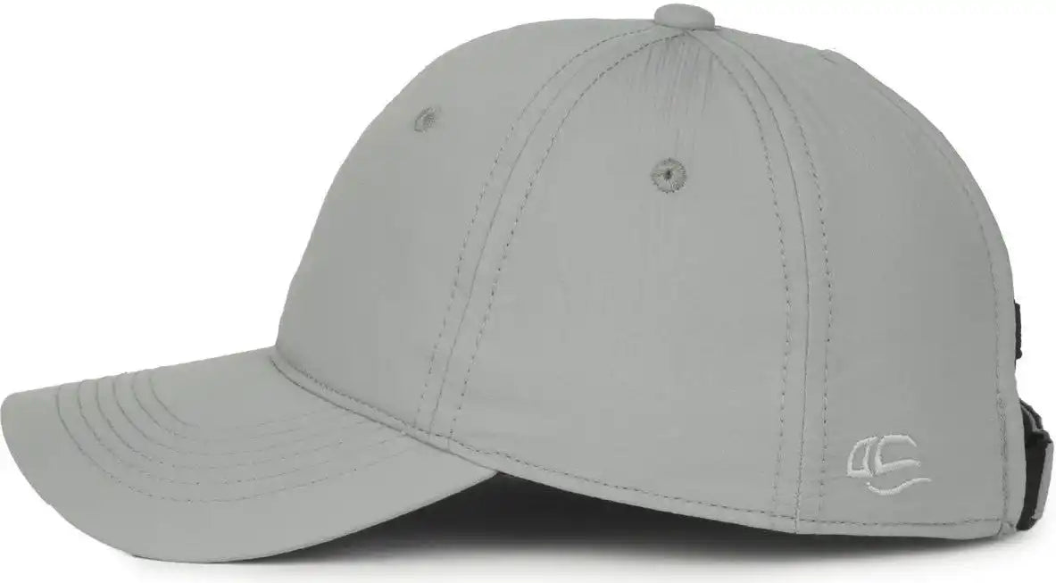 Oc Sports Pny-900u Ladies Performance Ponytail Cap - Light Gray