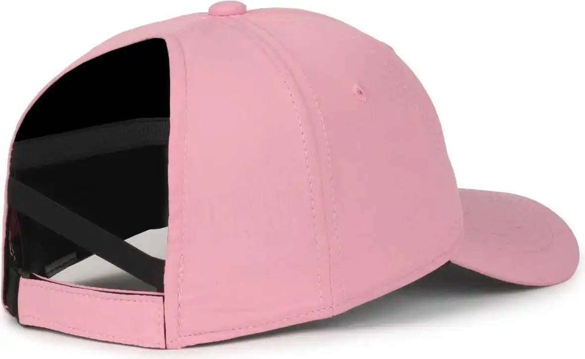 Oc Sports Pny-900u Ladies Performance Ponytail Cap - Pink