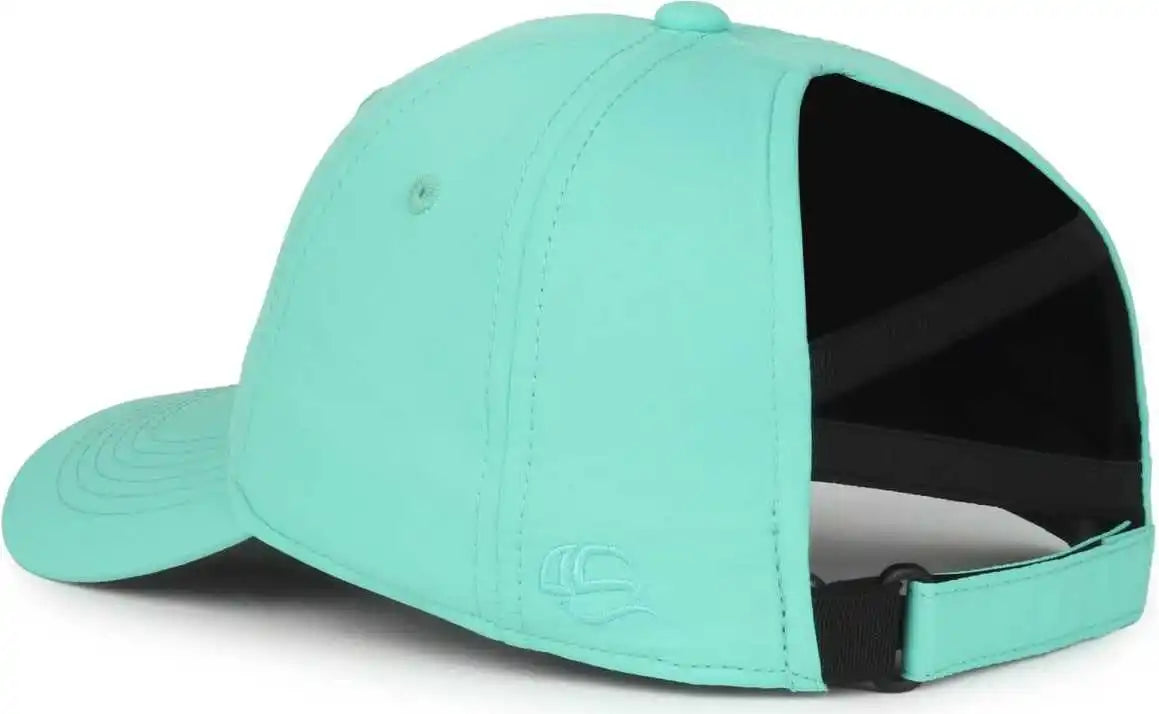 Oc Sports Pny-900u Ladies Performance Ponytail Cap - Seafoam