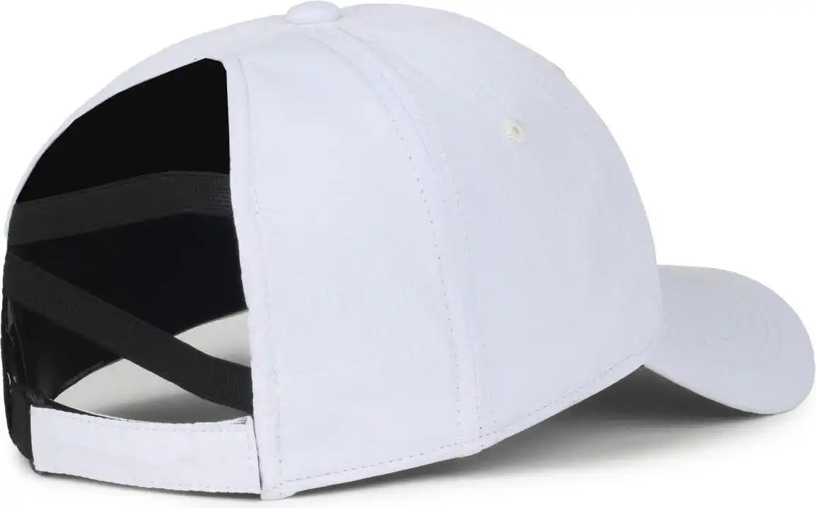 Oc Sports Pny-900u Ladies Performance Ponytail Cap - White