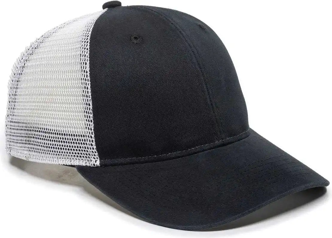 Oc Sports Pny100m Ponytail Mesh-back Cap - Black/ White - Black / 6 7/8’’ - 7 1/2’’