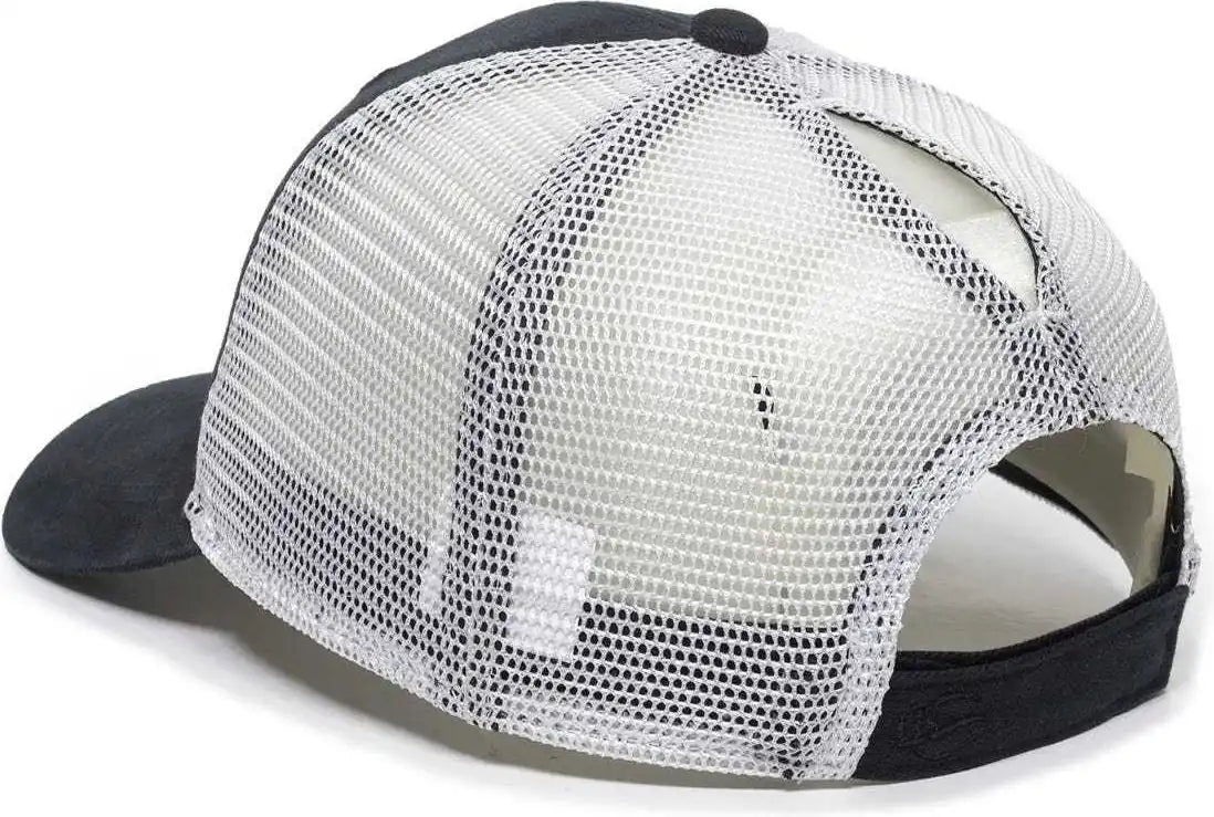 Oc Sports Pny100m Ponytail Mesh-back Cap - Black/ White - Black / 6 7/8’’ - 7 1/2’’