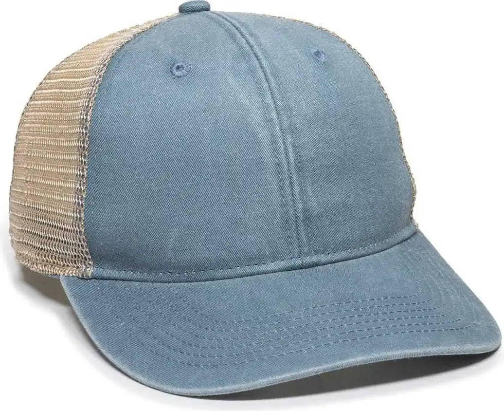 Oc Sports Pny100m Ponytail Mesh Back Cap Coastal Blue/ Tea Blue Ivory / 6 7/8’’ 7 1/2’’