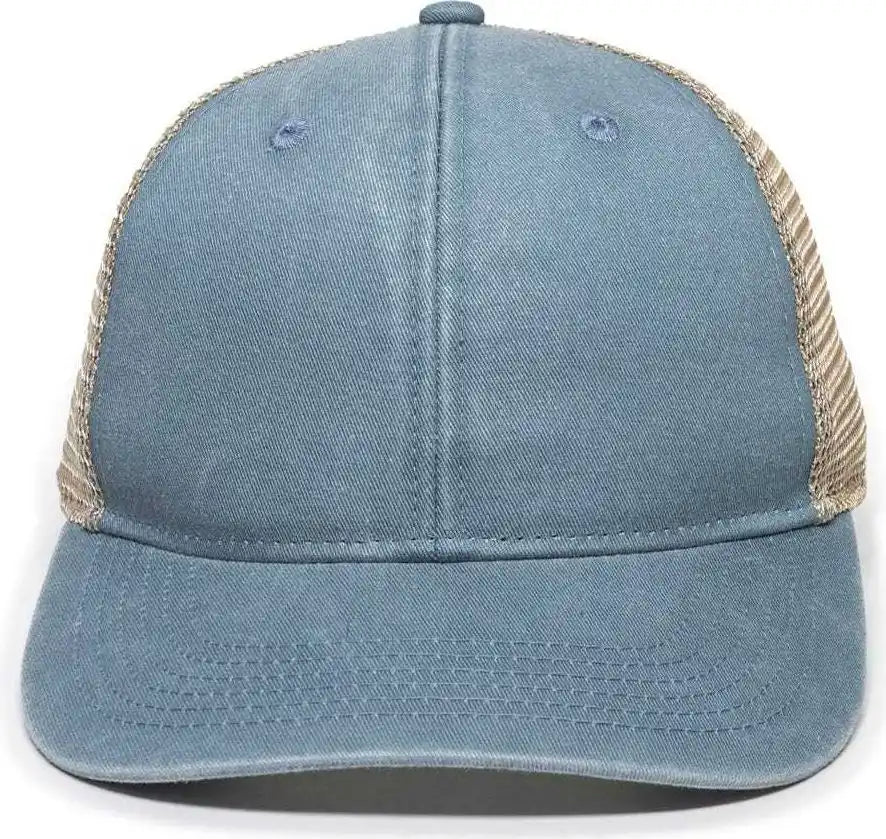 Oc Sports Pny100m Ponytail Mesh Back Cap Coastal Blue/ Tea Blue Ivory / 6 7/8’’ 7 1/2’’