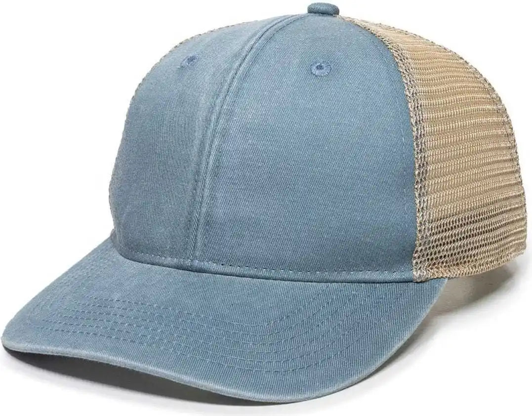 Oc Sports Pny100m Ponytail Mesh Back Cap Coastal Blue/ Tea Blue Ivory / 6 7/8’’ 7 1/2’’