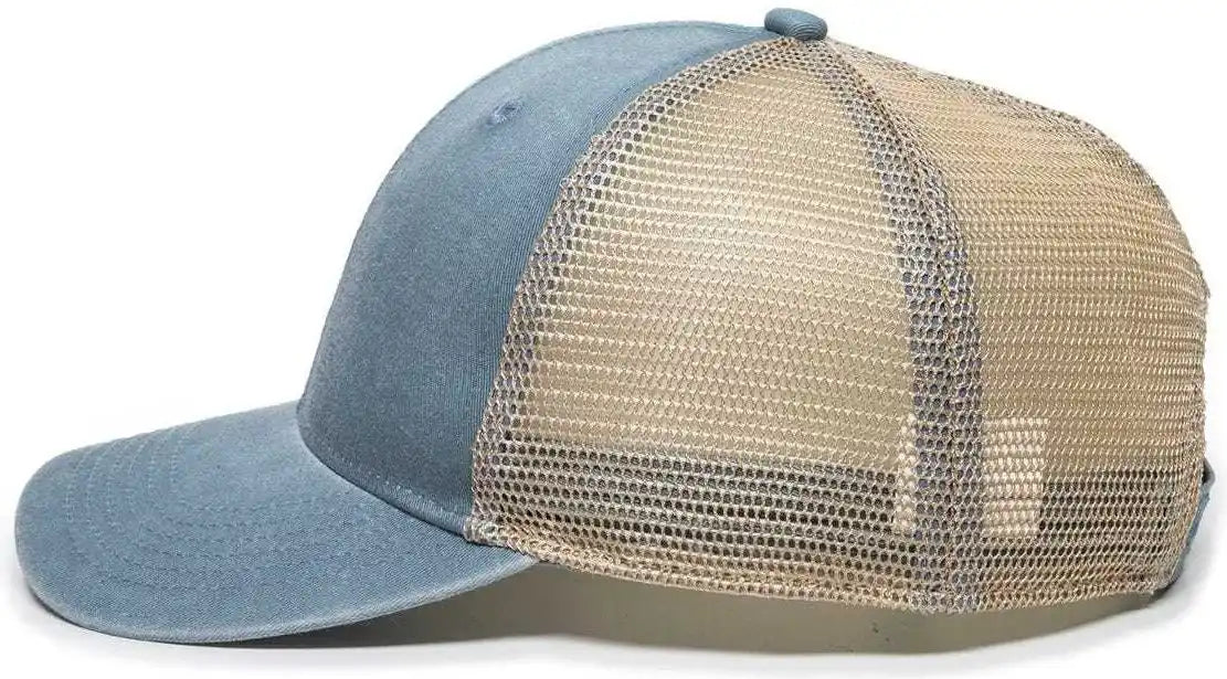 Oc Sports Pny100m Ponytail Mesh Back Cap Coastal Blue/ Tea Blue Ivory / 6 7/8’’ 7 1/2’’
