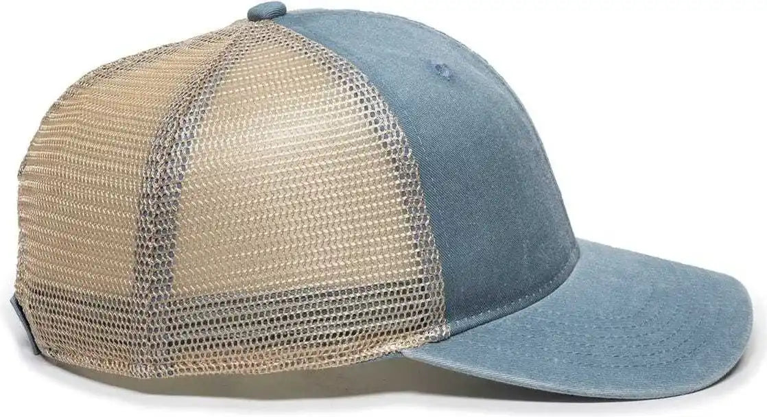 Oc Sports Pny100m Ponytail Mesh Back Cap Coastal Blue/ Tea Blue Ivory / 6 7/8’’ 7 1/2’’