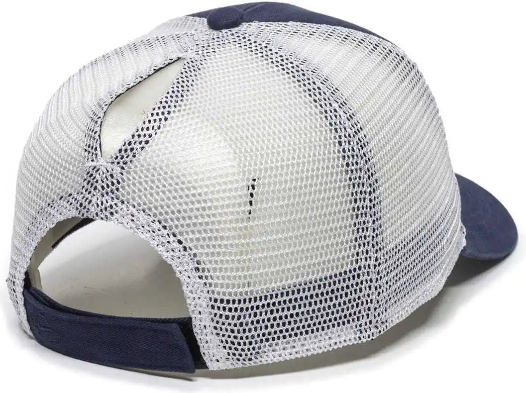 Oc Sports Pny100m Ponytail Mesh-back Cap - Navy/ White - Navy / 6 7/8’’ - 7 1/2’’