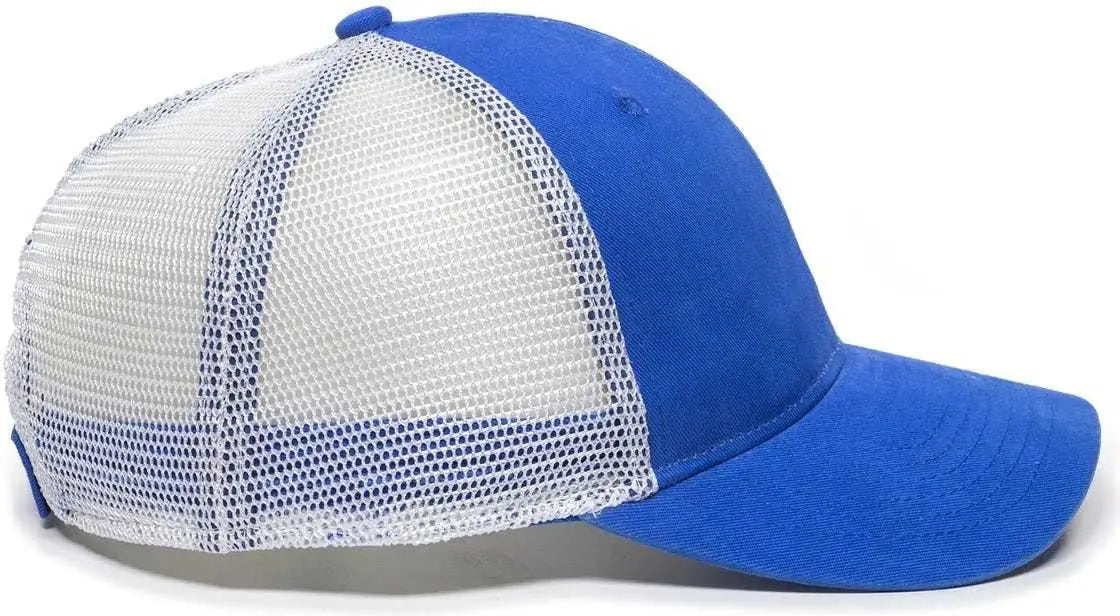 Oc Sports Pny100m Ponytail Mesh-back Cap - Royal/ White - Royal / 6 7/8’’ - 7 1/2’’