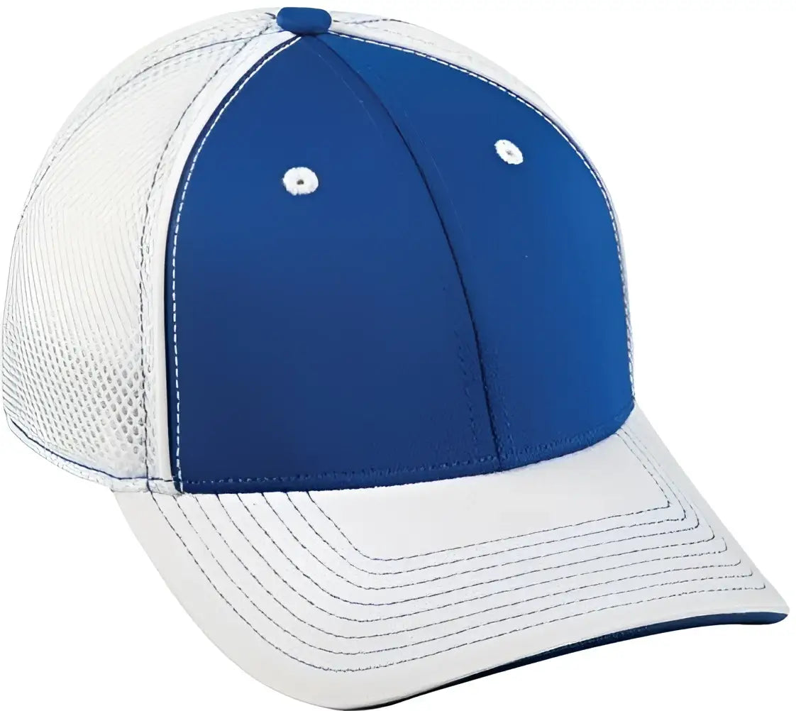 Oc Sports Pro1125x Meshback Flexible Fitting Cap - Royal White