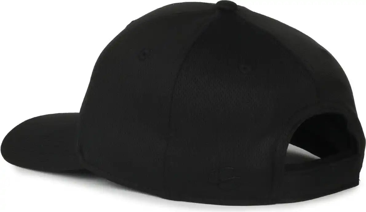 Oc Sports Ptm-850 Polyester Crown Cap - Black
