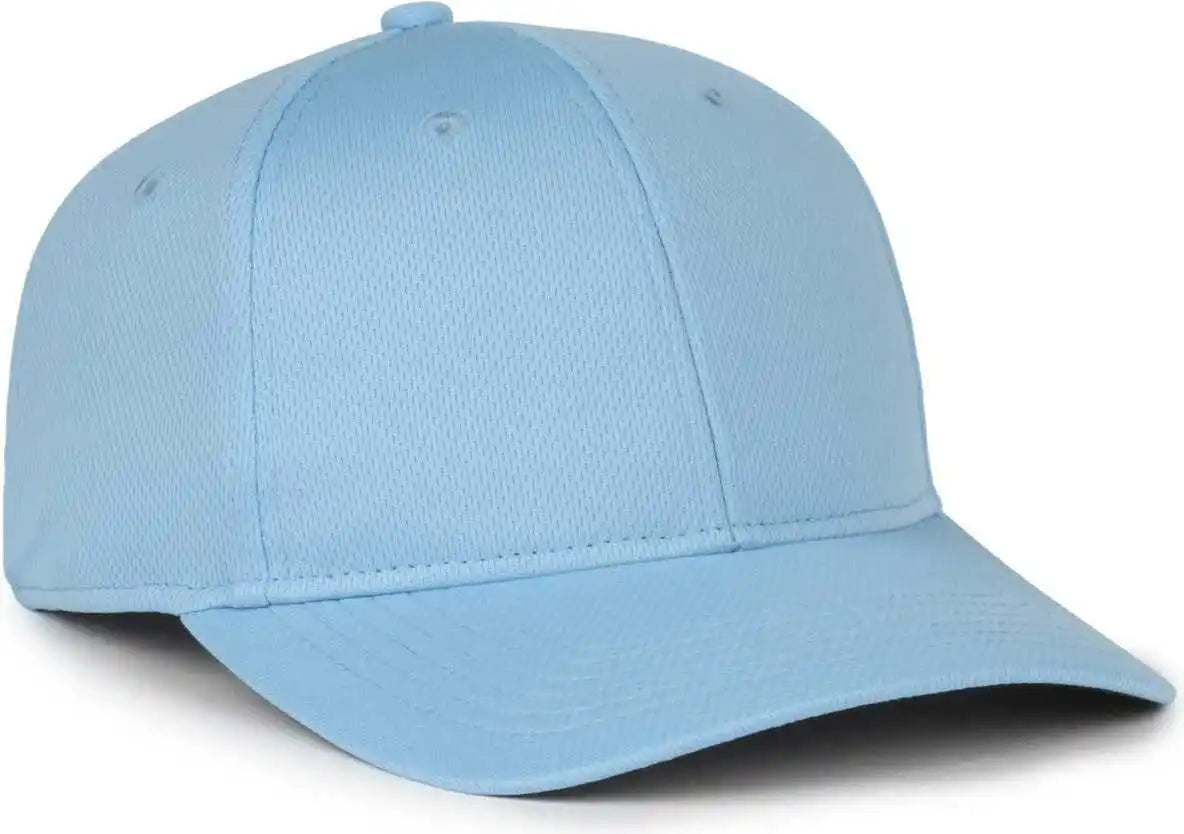 Oc Sports Ptm-850 Polyester Crown Cap - Columbia Blue - Youth