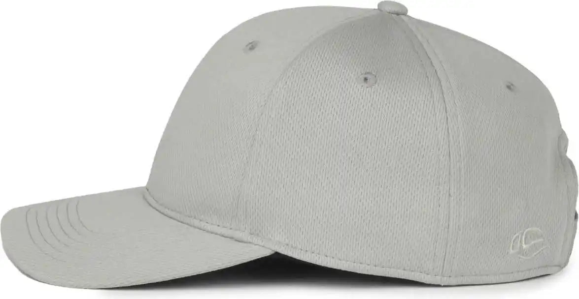 Oc Sports Ptm-850 Polyester Crown Cap - Light Gray