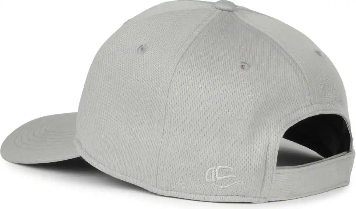 Oc Sports Ptm-850 Polyester Crown Cap - Light Gray