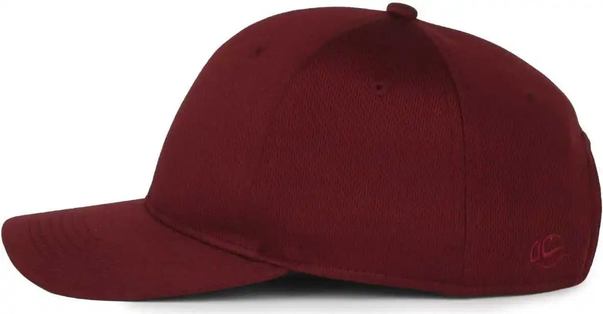 Oc Sports Ptm-850 Polyester Crown Cap - Maroon