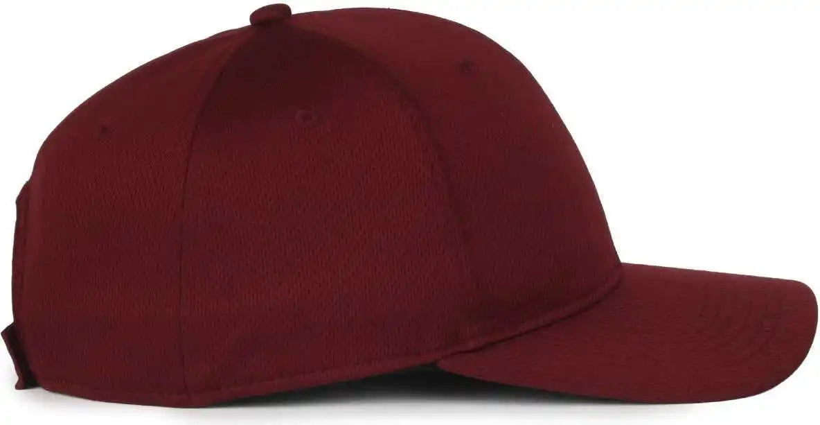 Oc Sports Ptm-850 Polyester Crown Cap - Maroon