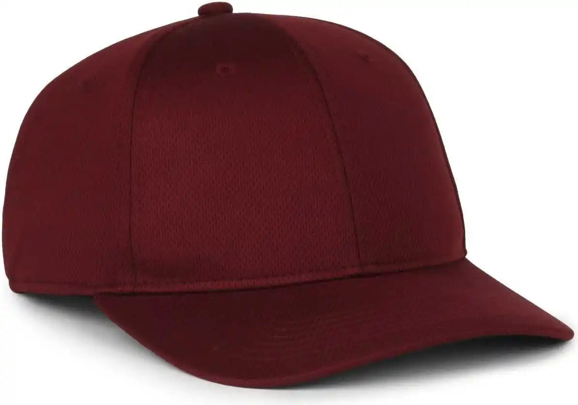 Oc Sports Ptm-850 Polyester Crown Cap - Maroon - Youth