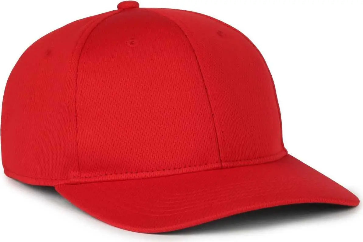 Oc Sports Ptm-850 Polyester Crown Cap - Red