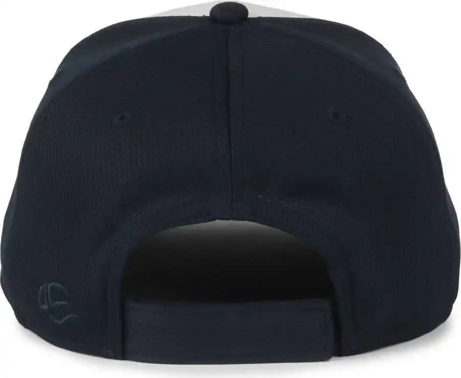 Oc Sports Ptm-850 Polyester Crown Cap - White Navy