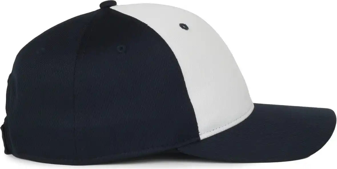 Oc Sports Ptm-850 Polyester Crown Cap - White Navy