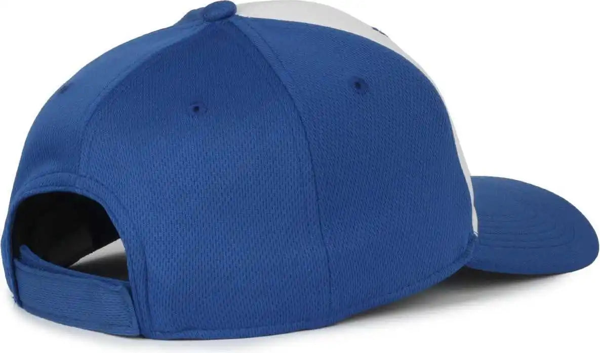 Oc Sports Ptm-850 Polyester Crown Cap - White Royal