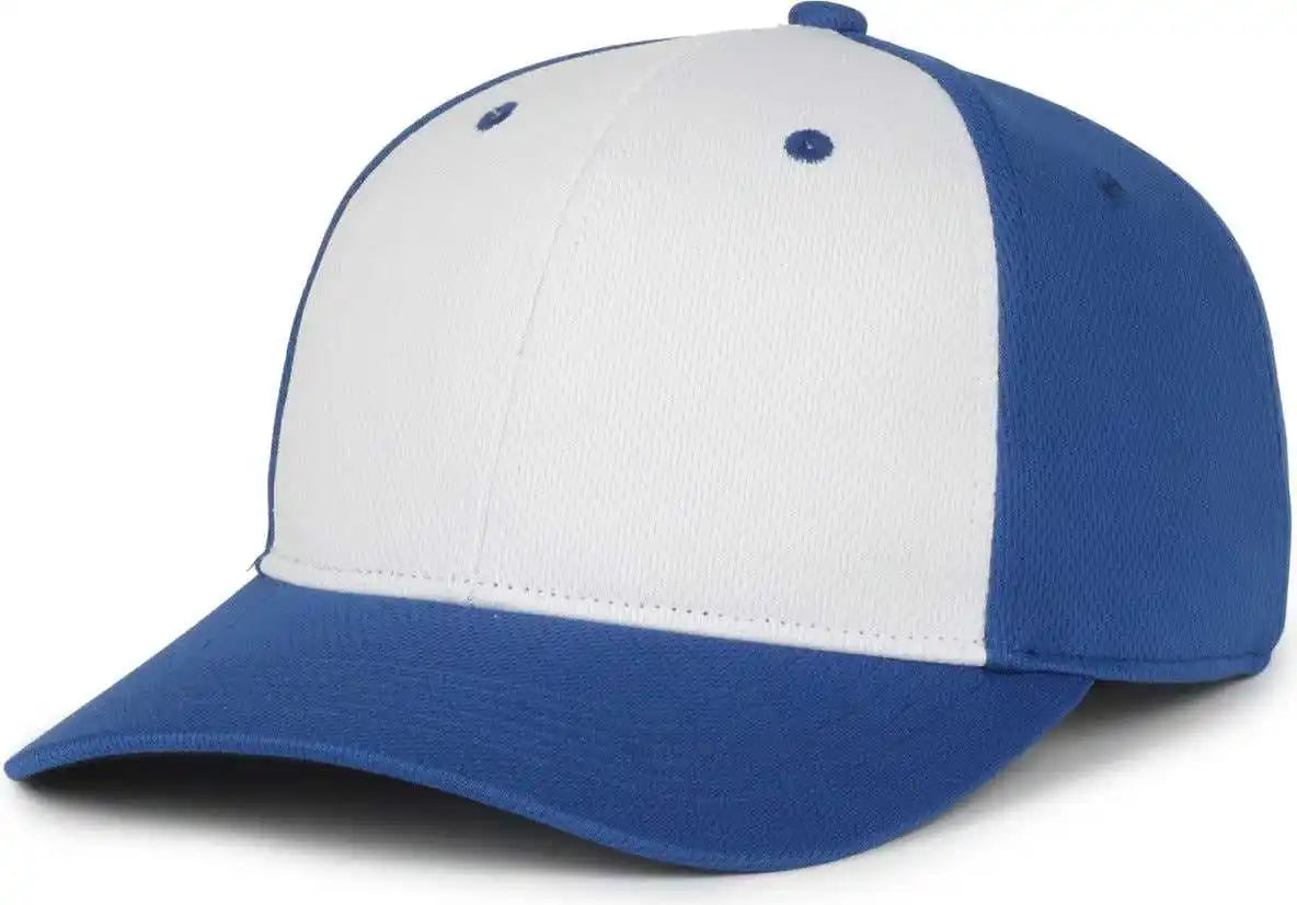 Oc Sports Ptm-850 Polyester Crown Cap - White Royal