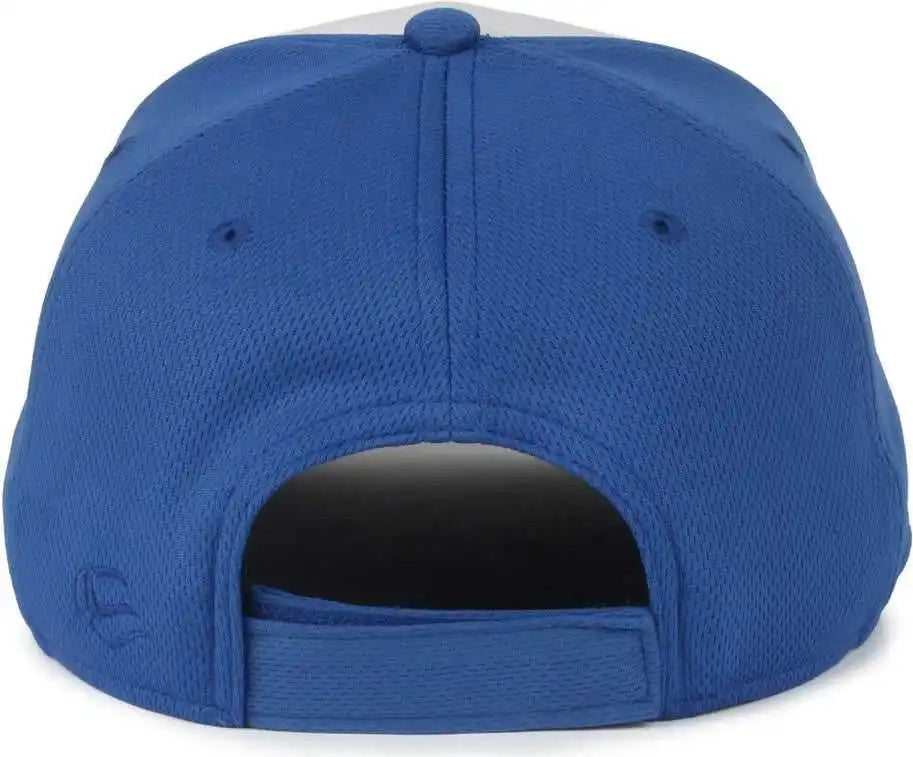 Oc Sports Ptm-850 Polyester Crown Cap - White Royal